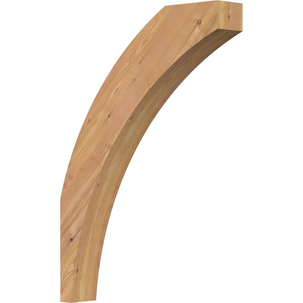 Ekena Millwork 3 1/2"W x 20"D x 28"H Thorton Smooth Knee Brace, Western Red Cedar BRC04X20X28THR00SWR - main